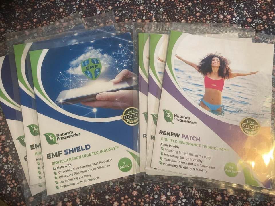 EMF-shield och Renew Patches